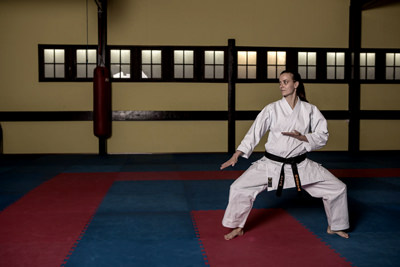 Karate Lehrerin Miriam Walker